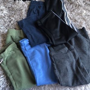 Boys 4T casual pants lounge pants lot of 5